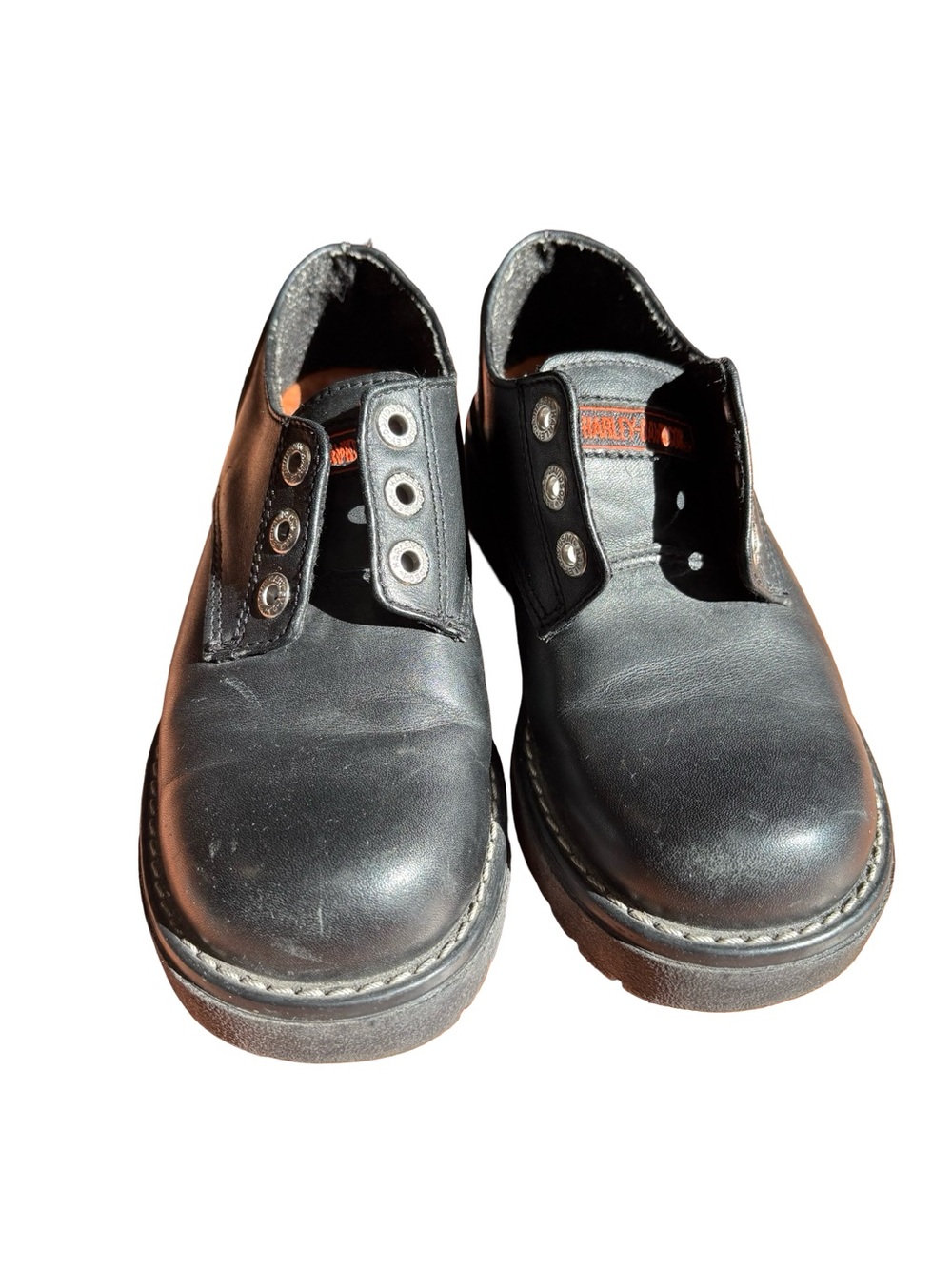 Woman’s Black Leather Work Shoes
